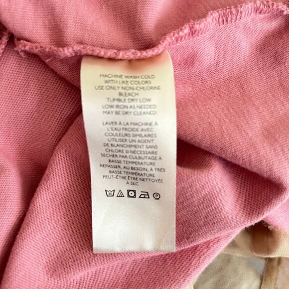 FREE PEOPLE Blush Pink Kathy Boho Long Sleeve Blouse. Size L - Picture 11 of 11